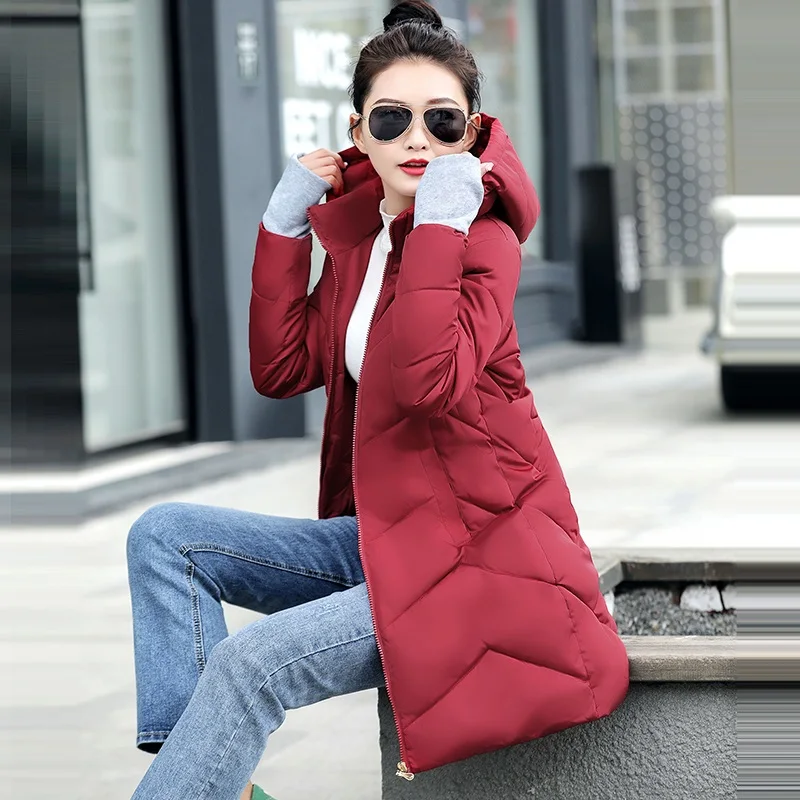 Женское зимнее теплое пальто с капюшоном модель 2020 года женская зимняя парка
