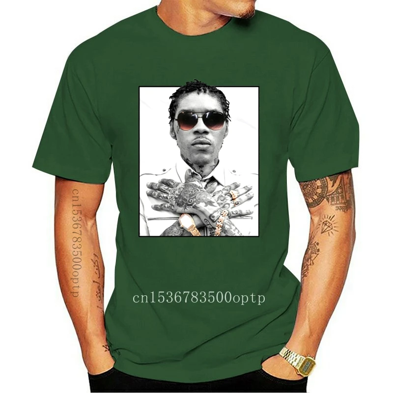 

Новая футболка VYBZ KARTEL REGGAE DANCEHALL, Ямайка, трава, Кларк 3255, крутая Повседневная футболка Pride, Мужская модная футболка унисекс 2021