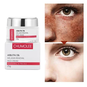Крем для лица CHUMOLEE, альфа-арбутин, 5%, для отбеливания веснушек, мелазма, удаление акне, темных пятен, пигмент меланина, увлажнитель для лица Уход