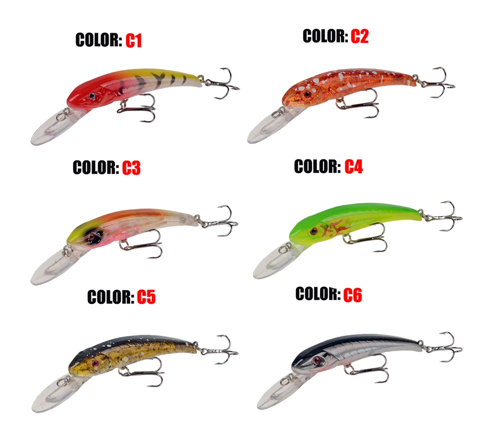 Жесткая рыболовная приманка в виде гольяна 9 см 5 г плавающая искусственная для