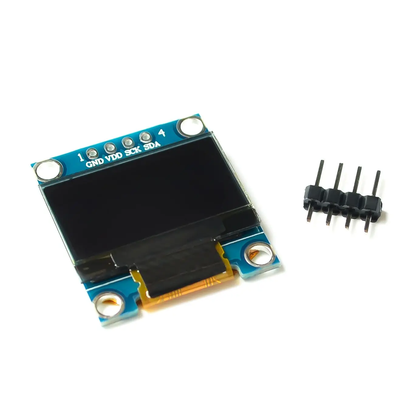 Модуль светодиодного ЖК дисплея белого и синего цвета 128X6 4O для Arduino 0 91 96 1 3 54 2 42