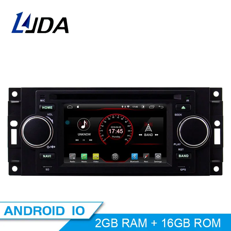 LJDA Android 10,0 автомобильный Радио Мультимедиа DVD gps для Chrysler 300C PT Cruiser Aspen Sebring Dodge caliber джип RAM Grand Cherokee