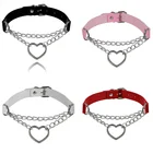 Заклепках ботинки черного цвета в стиле готик-панк удлиненные чокеры, в готическом стиле, колье для женщин, изготовлено вручную в стиле хип-хоп Косплей порно-игрушка для взрослых интимные игрушки для женщин