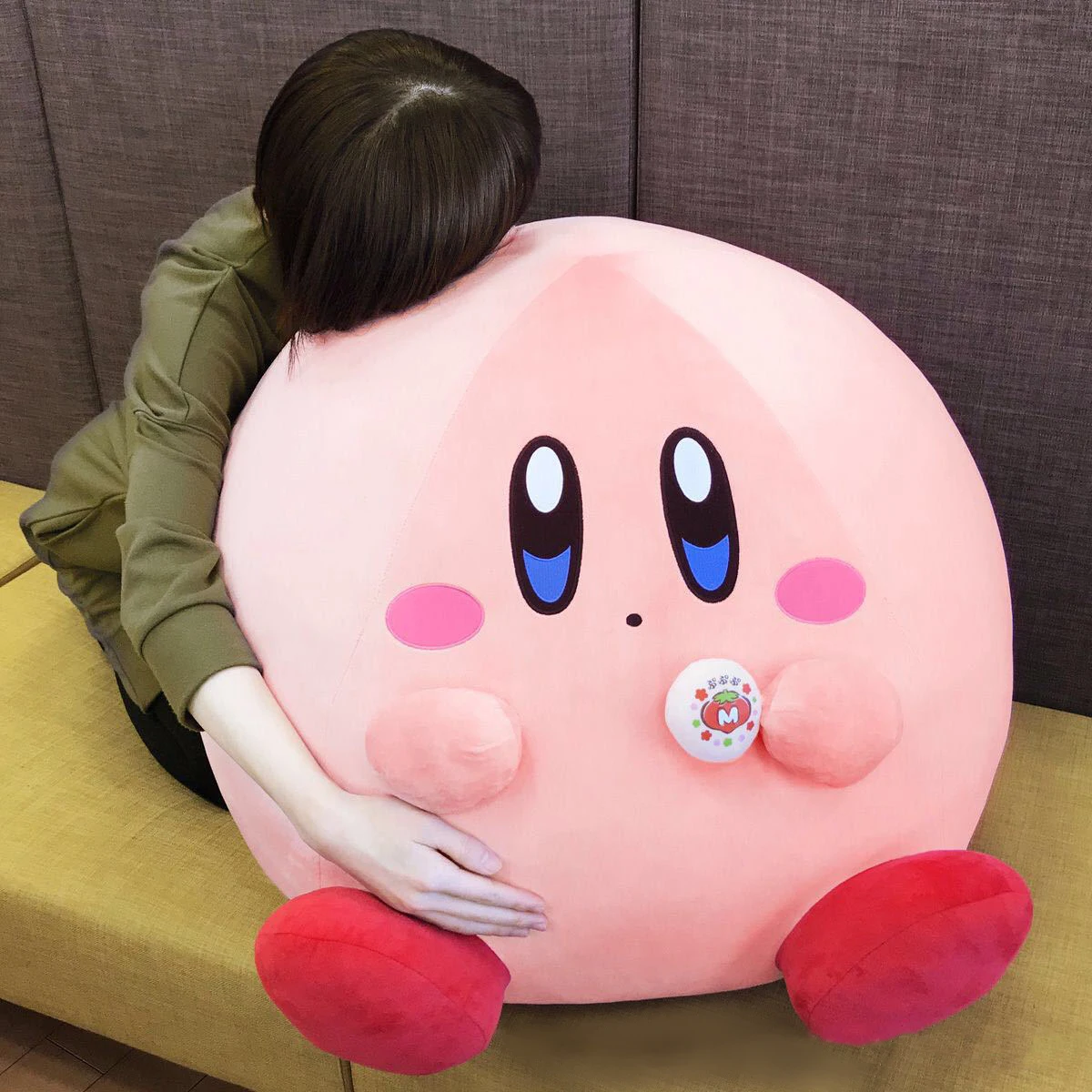 Смелый Кирби супер милый розовый Kawaii Мультфильм изображение мягкие красивые украшения коллекция Gx Ex Мега плюшевые куклы игрушки
