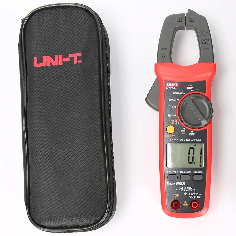 Цифровой мультиметр зажим UNI T UT201 +/UT202 +/UT203 +/UT204 + 400 600A Автоматический диапазон true