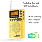 Цифровое FM-радио DAB, встроенный аккумулятор, функция воспроизведения SD-карты MP3, портативное мини-радио