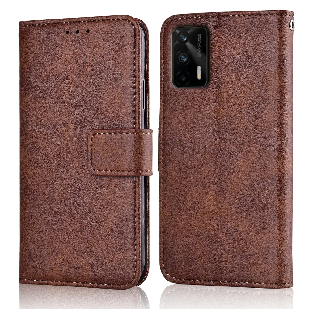 

RealmeX50m 5G чехол тонкий кожаный чехол с откидной крышкой для Realme X50 5G чехол защитный чехол-бумажник на магните чехол для Realme X50t 5G задняя крышка