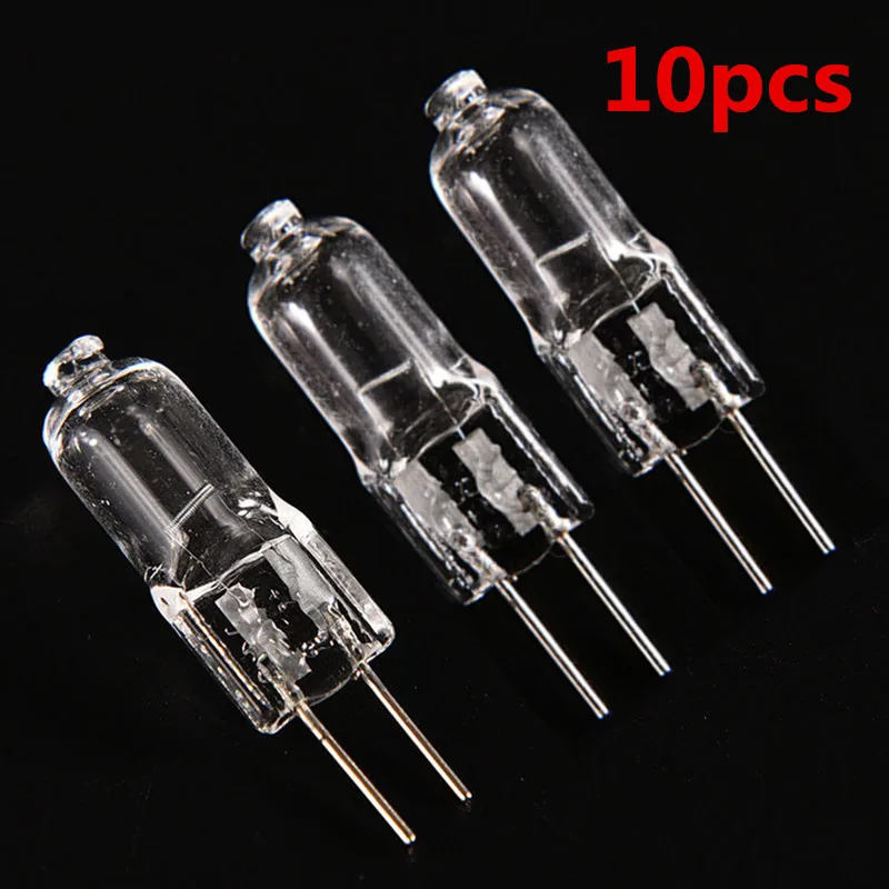 

10pcs/lot Mini Size 32mm*8mm G4 JC Type Halogen Light Bulb Lamp 12V 20W