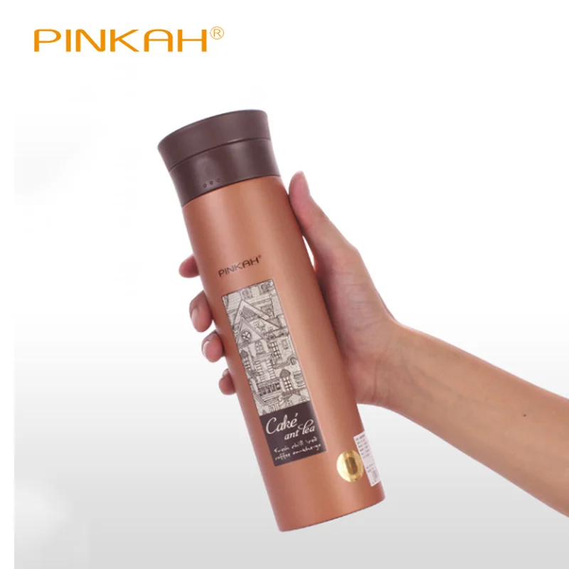 250ml 400ml 500ml Thermos With Tea Filter Leak-proof Students Insulated Cup Protable Travel Coffee Mug Office Vacuum Flask