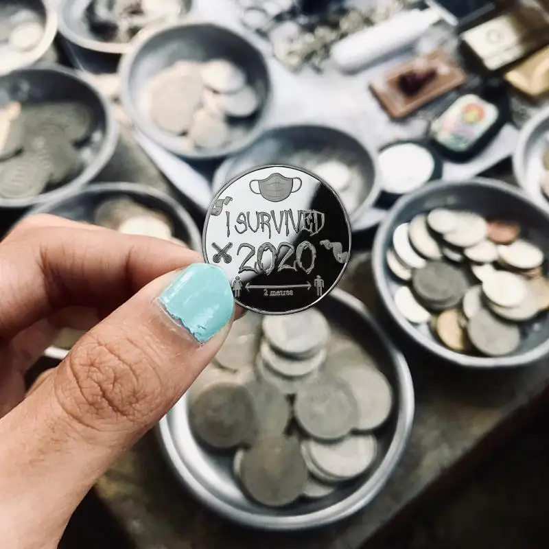 Я пережил 2020-медаль и памятные коллекционеров Памятная коллекция из золотого