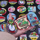 2021 Oeteldonk эмблема лягушки карнавал для нидерландских эмблем полностью вышитые вышивные нашивки для фотографий