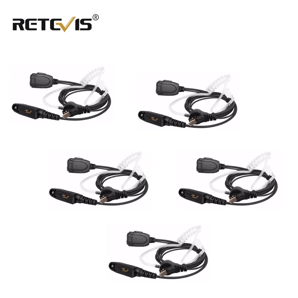 5 шт. Retevis Air Акустическая трубка наушник для RT82/RT83/RT87 Ailunce HD1 двухдиапазонный DMR