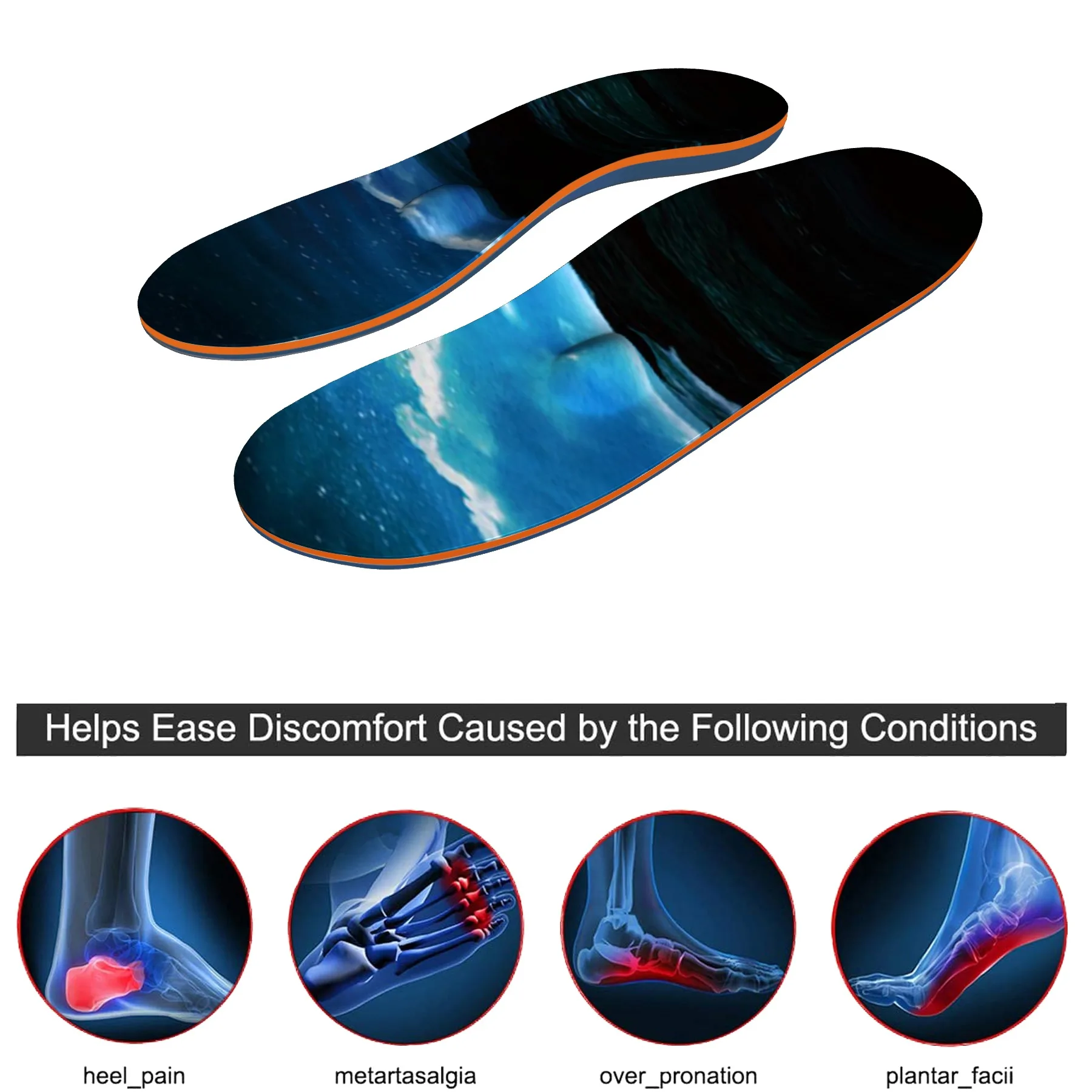 Plantar Fasciitis, Arch Support, Sports Soles, Flat Foot Pain, Heel Spurs, Orthopedic Pads, Orthopedic Insoles, Sports Shoes, Bl