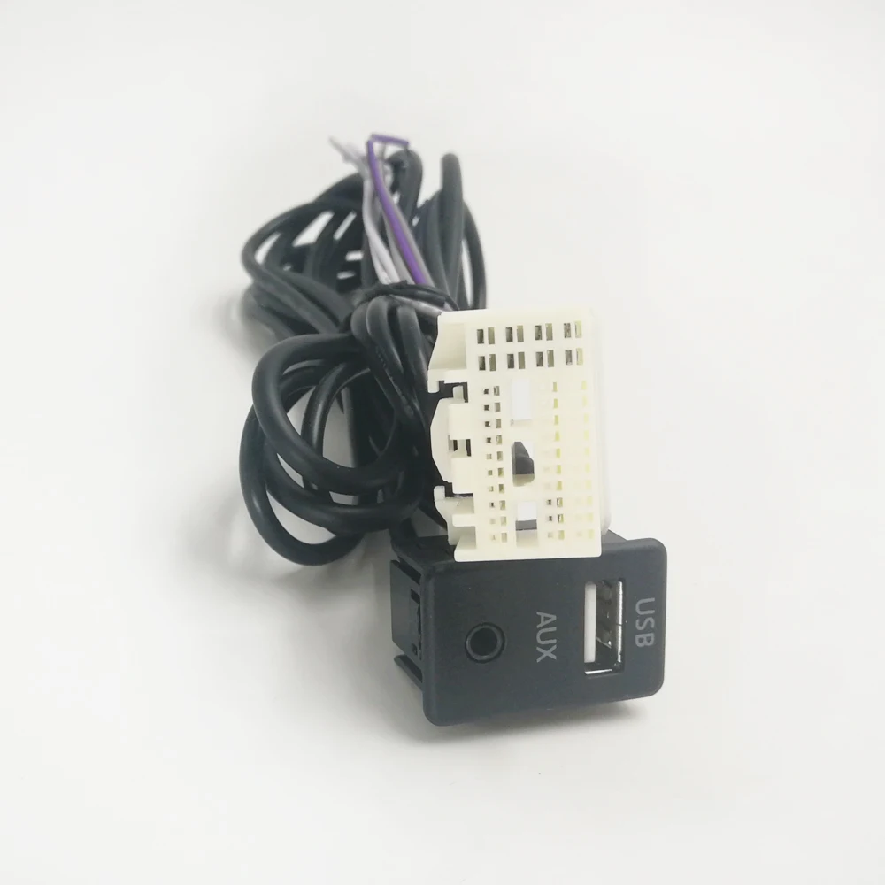 Два стиля DIY AUX USB жгута проводов Biurlink адаптер входного кабеля для Hyundai KIA |