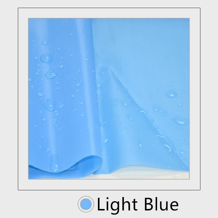 Light Blue 150x100 см тонкий 190 т поли тафф покрытие водонепроницаемая ткань анти-вода полиэстер тафты для зонт-тент флаг драпировка швейные инструменты - Цвет: Light Blue