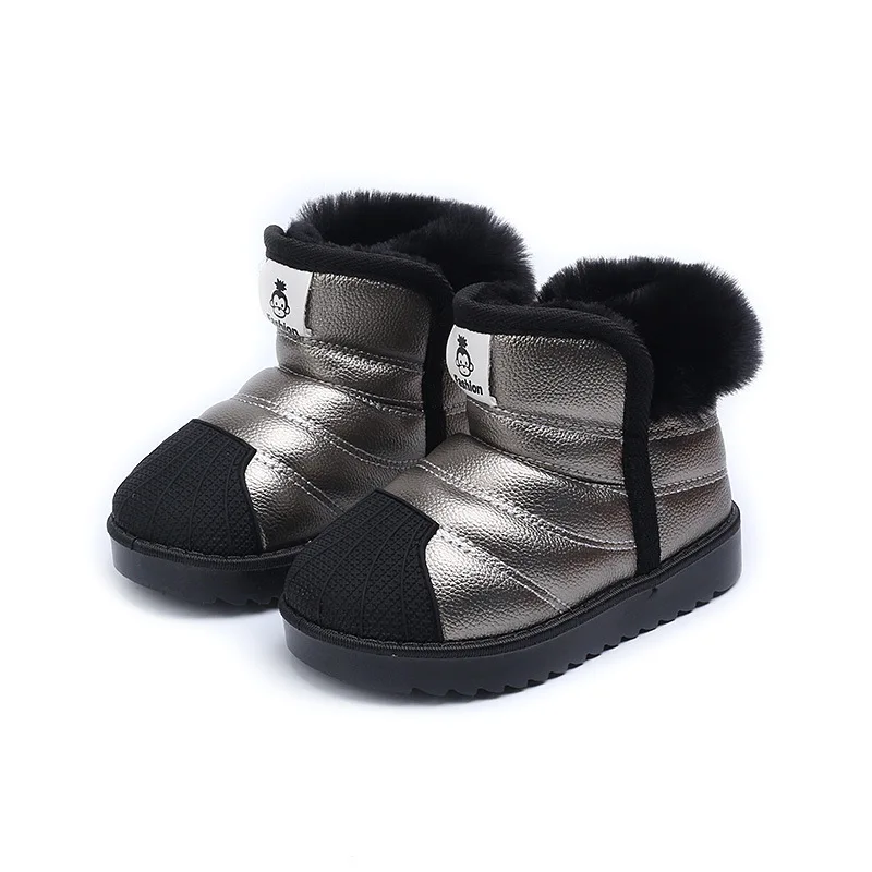 

Winter Baby Girls Boys Snow Boots Warm Outdoor Children Boots Waterproof Non-slip Kids Boots Fashion Boys Infant Cotton Shoes