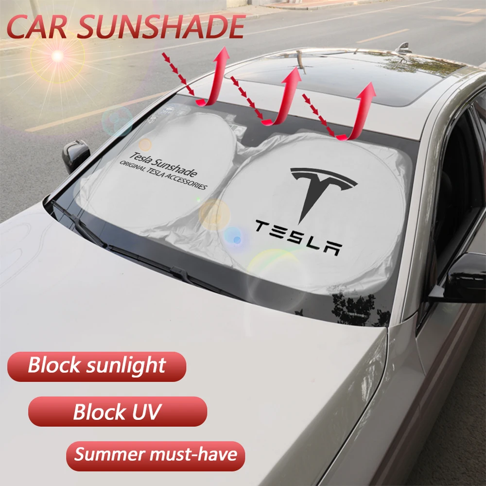 Для Tesla Model S X 3 Защита от ультрафиолета защита переднего окна автомобиля
