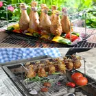 Многофункциональная подставка для куриных крыльев и ножек, 14 ячеек, подставка для гриля из нержавеющей стали, подставка для куриных горелок, жаровня для духовки, гриля