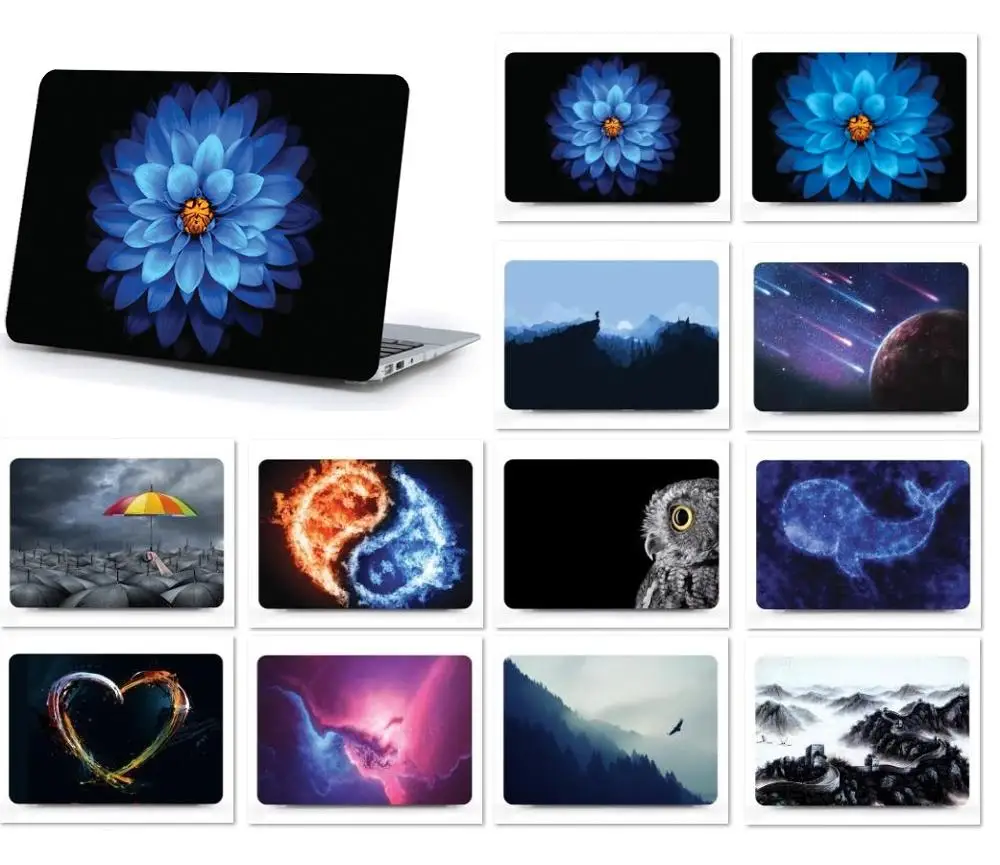 Чехол для Apple Macbook Air 11 13 Pro Retina Touch Bar 12 15 дюймов A1932 A1990 A2159|Сумки и чехлы ноутбуков| |