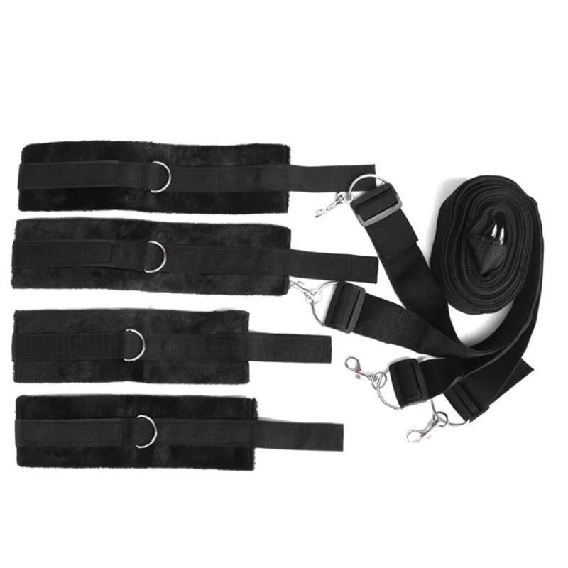 SM Plush bed binding band hands and feet bound on the alternative adult sex products husband wife toys | Красота и здоровье