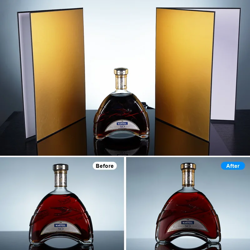 Foleto картонный складной отражатель черный золотой белый толстый бумажный книжка