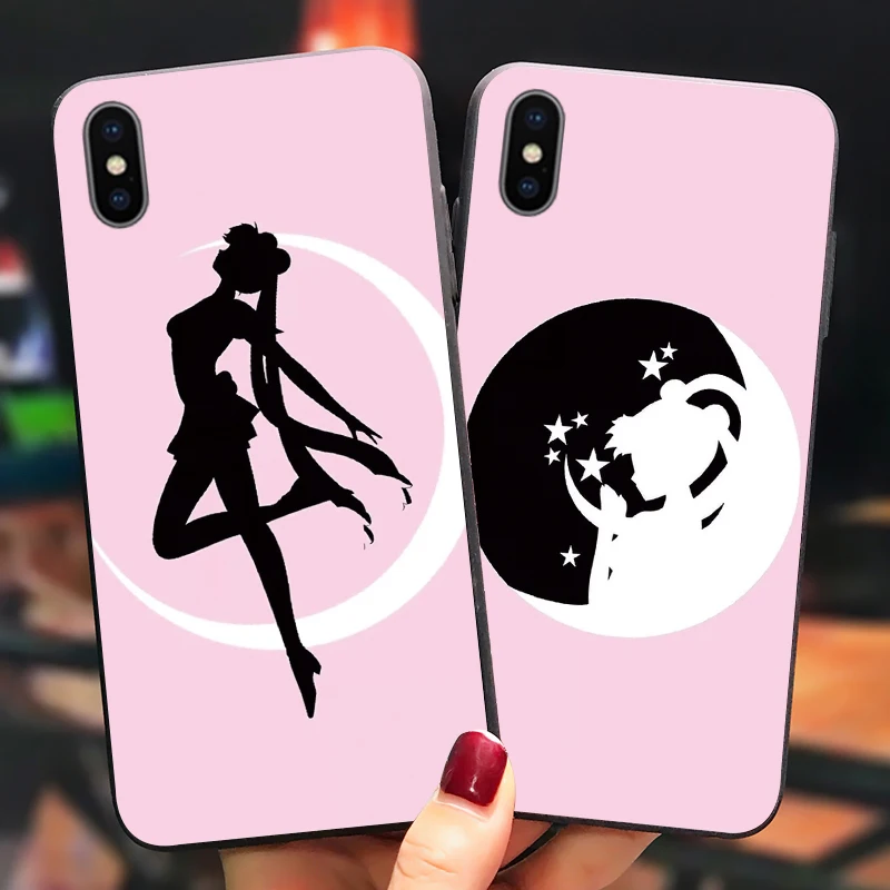 Чехол для телефона Sailor Moon girl Для huawei P20 P10 P9 P8 Lite 2017 Мягкая силиконовая задняя