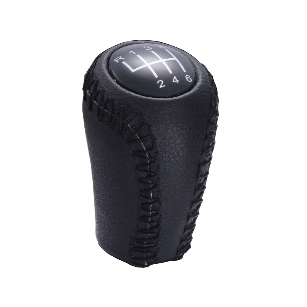 Кожаная ручка переключения передач 6 скоростей для Mazda 3 BK BL 5 CR CW II GH CX 7 ER MX NC III 2005 2011