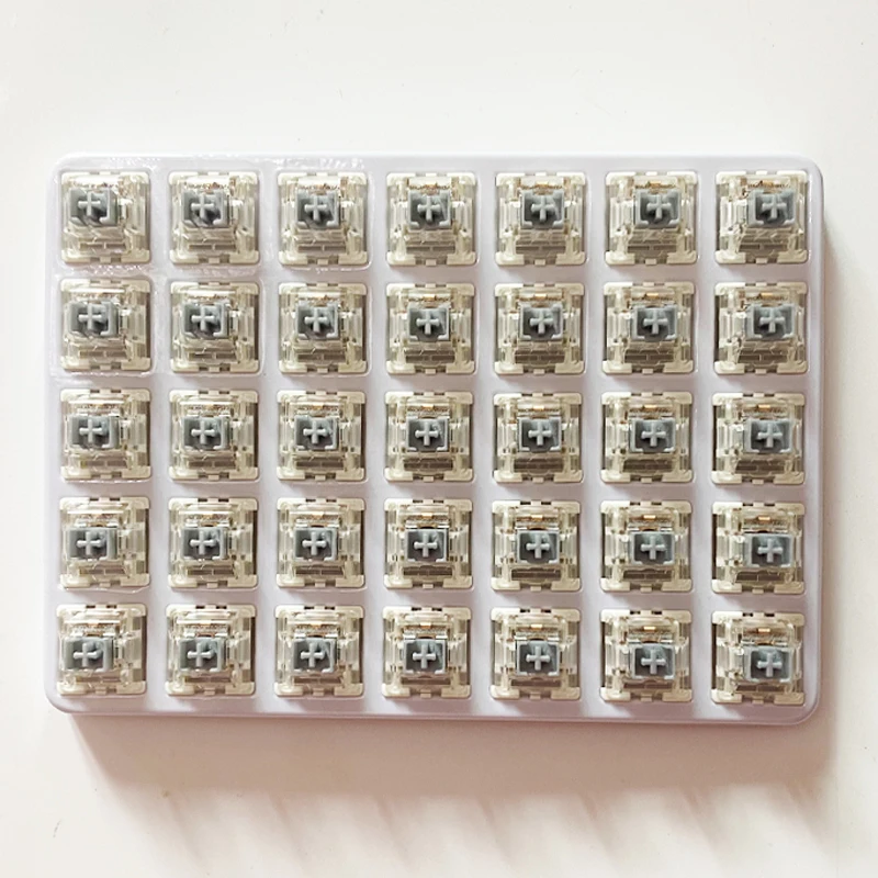 

gateron silver Pro switch short key stroke fast trigger linear game keyboard Double spring 45gf 3pin