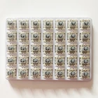 Gateron silver Pro переключатель с короткими клавишами и быстрым триггером, линейная игровая клавиатура с двойной пружиной, 45gf 3pin