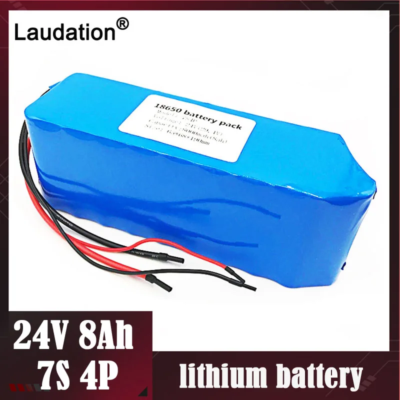 Laudation DC 24V Батарея пакет фотоаппаратов моментальной печати 7s 4p 8ah батареи 15 BMS 250 Вт