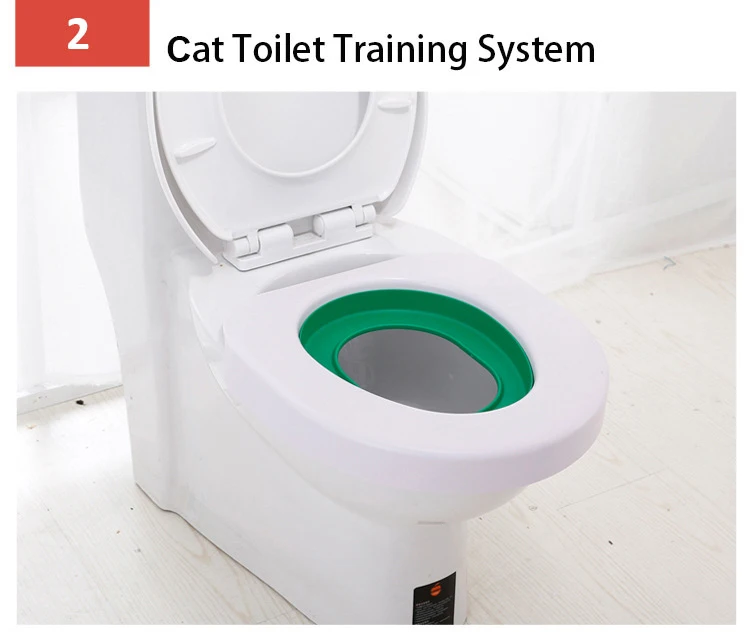 Pet Cat Обучение сиденье для унитаза Pet пластиковая коробка для туалета набор лотков Профессиональный тренажер чистый котенок здоровые кошки унитаз для людей