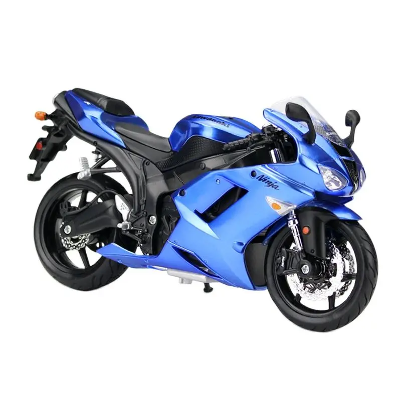 

Модель мотоцикла Maisto 1:12 Kawasaki Ninja ZX-6R Motogp, сувенирная игрушка, коллекционная мини-мотоцикл из литого металла с пластиковыми деталями