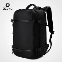 ozuko new men backpack for 1517 laptop backpacks water repellent multifunction bag usb charging travel backpack large mochila