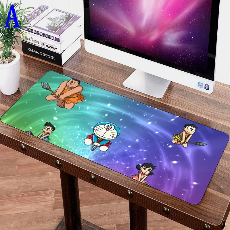 70x30 см большой игровой коврик для мыши из мультфильма Дораэмон аниме модный