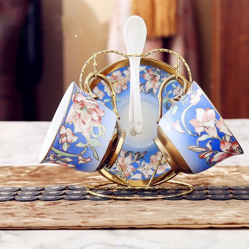 Набор керамических кофейных чашек в европейском стиле креативный домашний