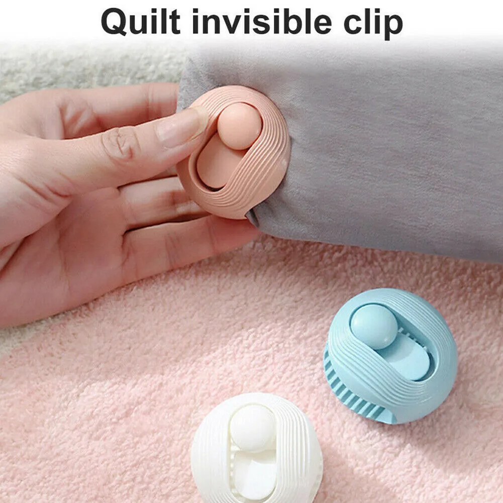 

6PCS Quilt Clips Bedding Duvet Cover Holder Home Fixer Kick Buckle Non Slip Fastener Clip Holder Bed Sheet