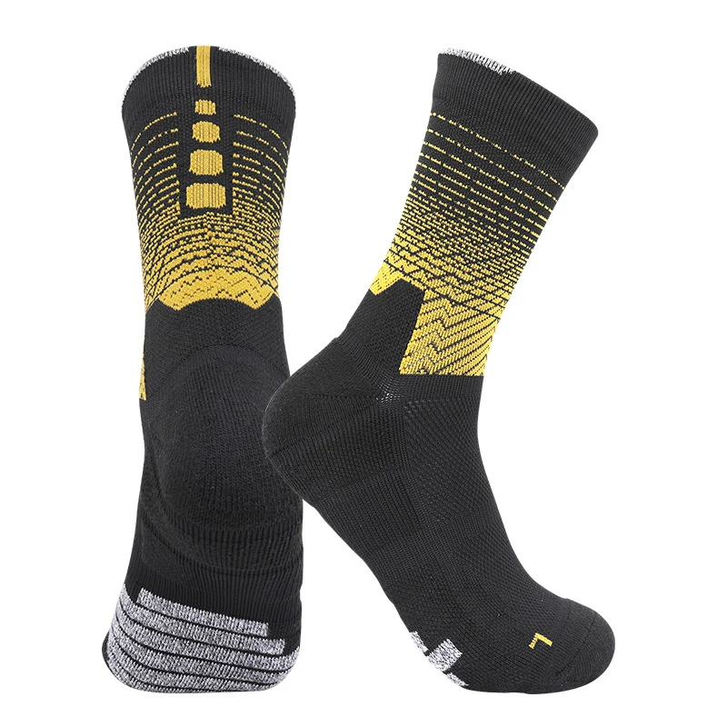 

Men's Elite Socks Sweat-absorbent Men's Socks Football Socks High Towel Basketball Socks Soft Sports Socks Professional Unisex