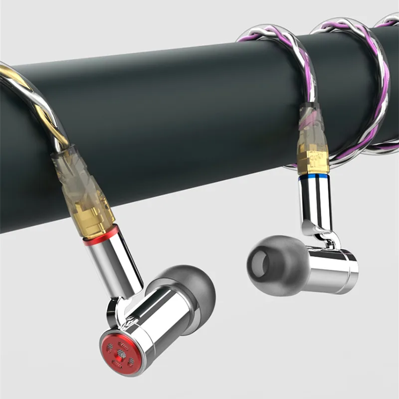 SENFER KP616 In Ear Earphone 5mm Carbon Nano Diaphragm Headset HIFI Running Sports Earplug Earbud Detachable Cable DT6 PRO PT15 |