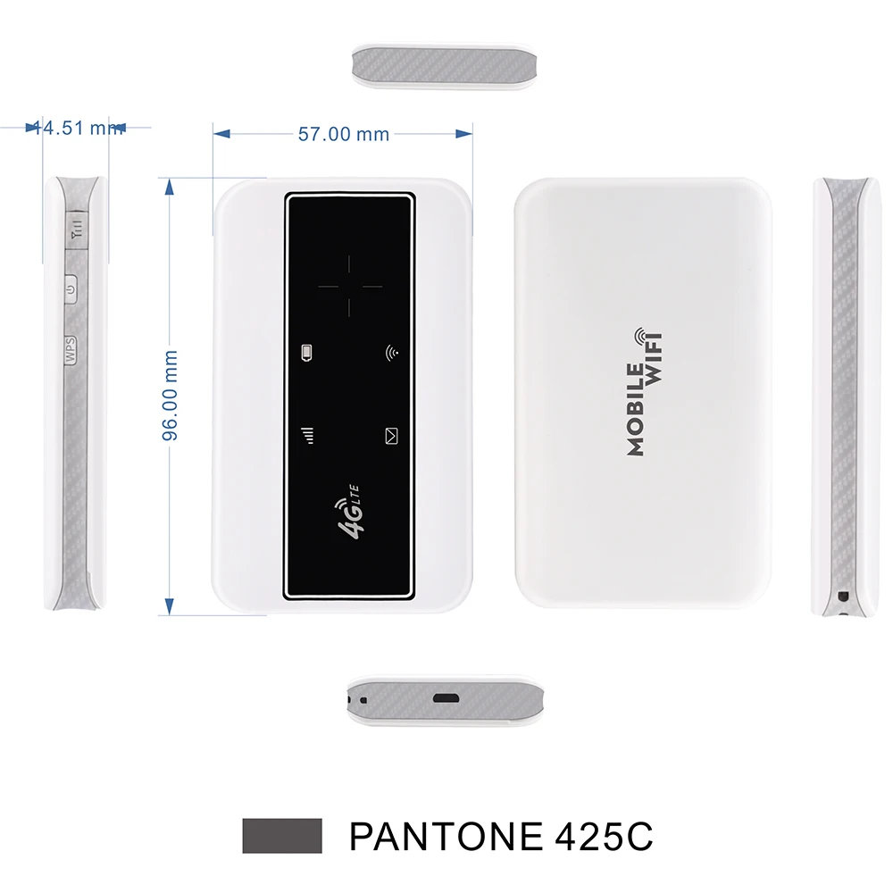 Мини-роутер KuWFI 4G 3G/4G LTE беспроводной Wi-Fi модем портативный Карманный Мобильная