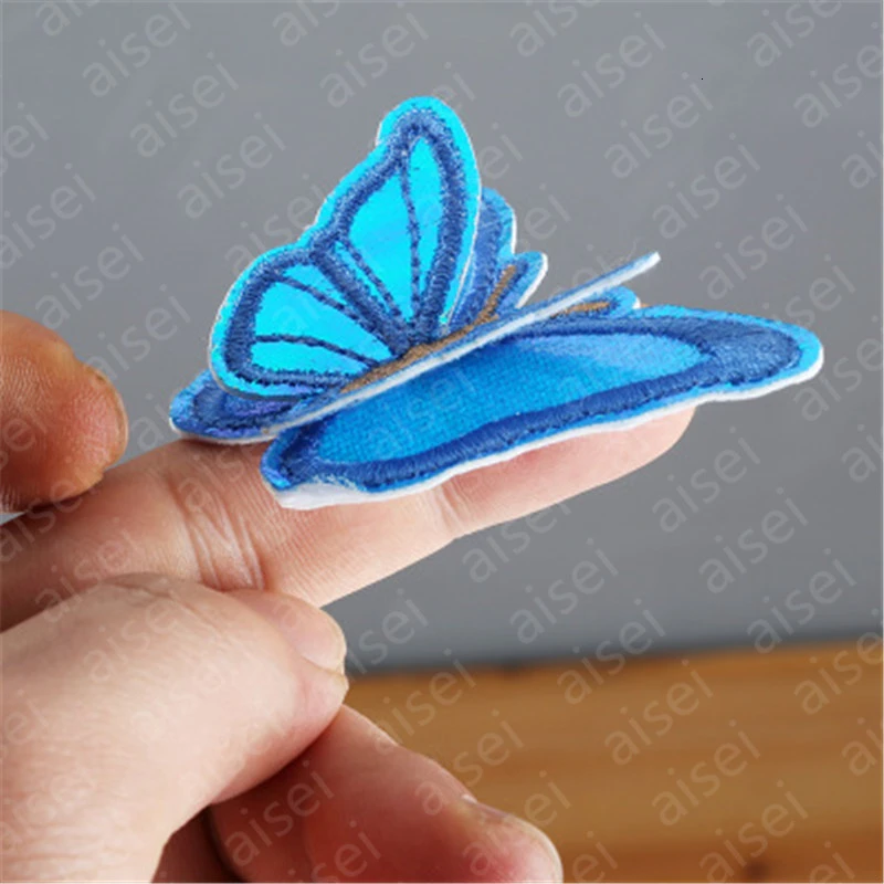 Компьютерная вышивка трехмерная бабочка аксессуары для рукоделия детали