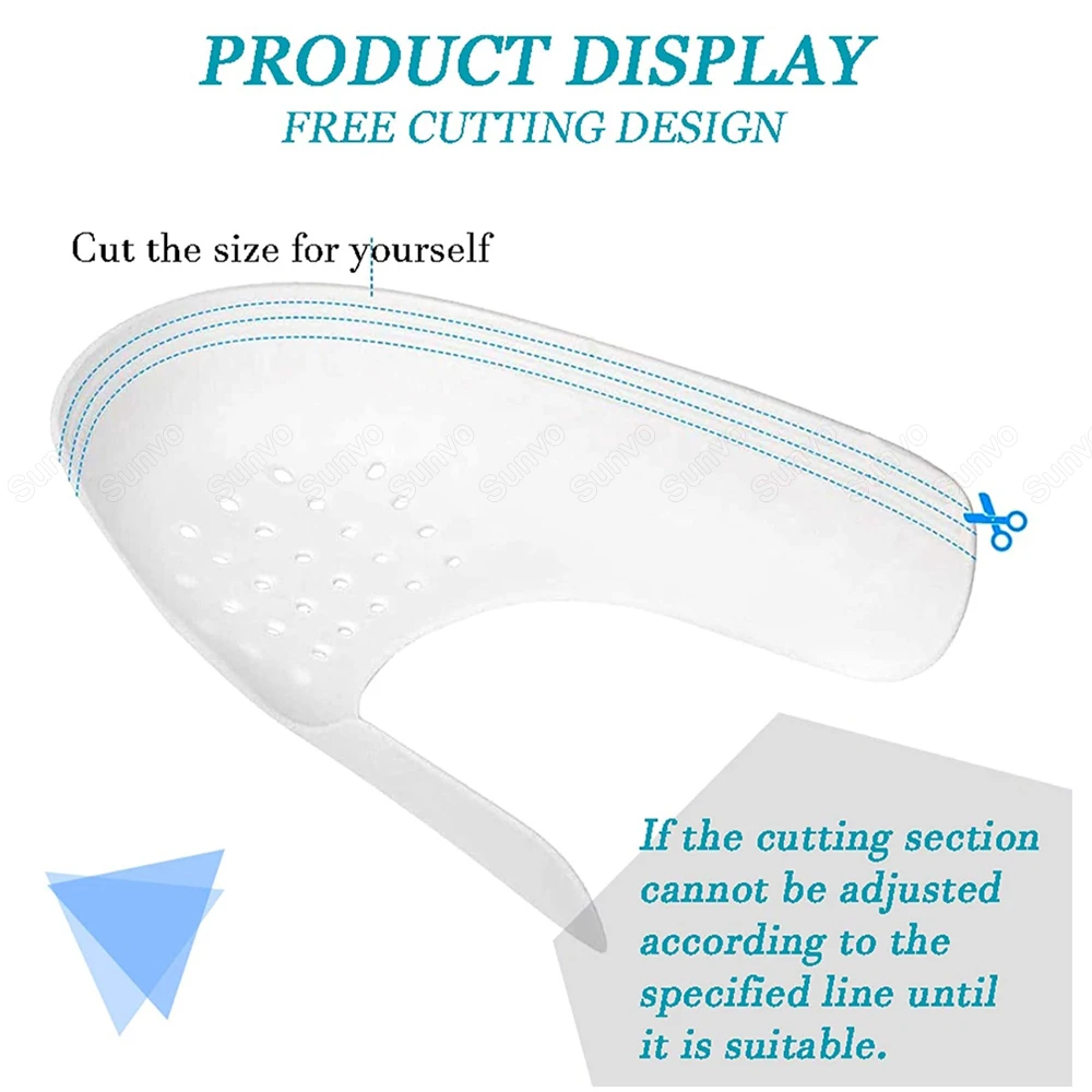 Sunvo  Shoe Anti Fold Protection for Sneakers Anti Crease Protector Basket Ball Shoe Head Stretcher Expander Custom Packaging