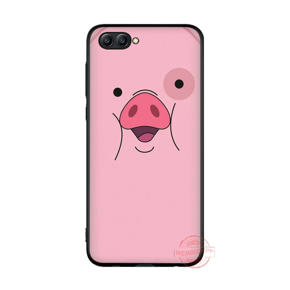 WEBBEDEPP Gravity Waterfall Pig Модный мягкий силиконовый чехол для телефона Honor 6A 7X 8X 8C 8A 9 9X 10lite