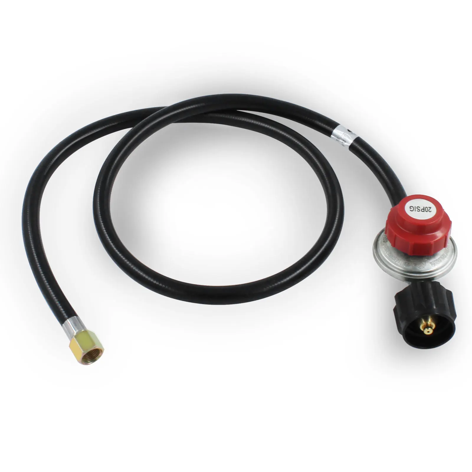 MENSI High Pressure Cast-Iron Round Burner Head Propane with 4FT 20 PSI Adjustable Regulator | Бытовая техника