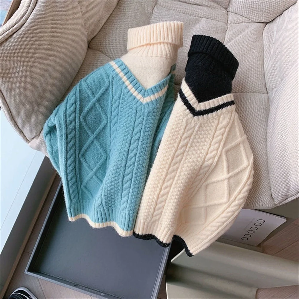 

Knitted Sweater Toddler Boy Sweaters Boys Sweater 2021 Sweater for Kids Toddler Girl Winter Clothes Toddler Boy Sweaters