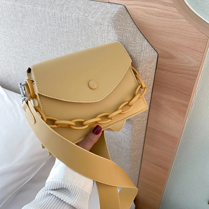 

New Arrive 2021 Women's Fashion Flap Pu Leather Small Handbags Girls Designer Shoulder Bags White Crossbody Bags A1799