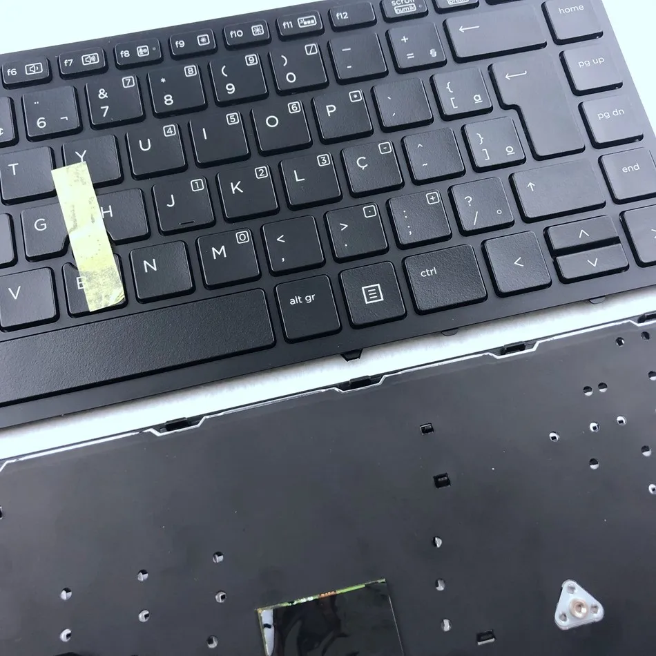 Бразильская Клавиатура для ноутбука с подсветкой HP EliteBook 840 G1 850 макет Point BR |
