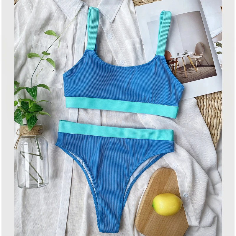 Женский купальник-бикини с эффектом пуш-ап 2 предмета | Спорт и развлечения