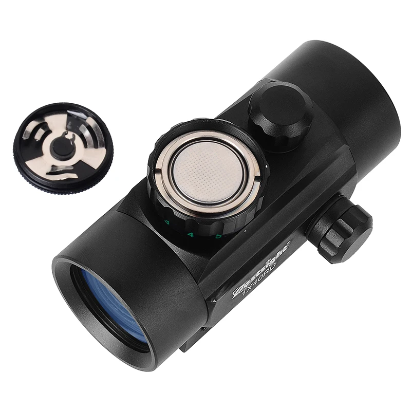 1x40 Red Dot прицел тактический прицел зеленый Red Dot коллиматор в горошек с 11 мм/20 мм рейку Airsoft воздуха Охота