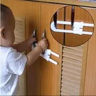 4 шт., регулируемый дверной замок для детей
