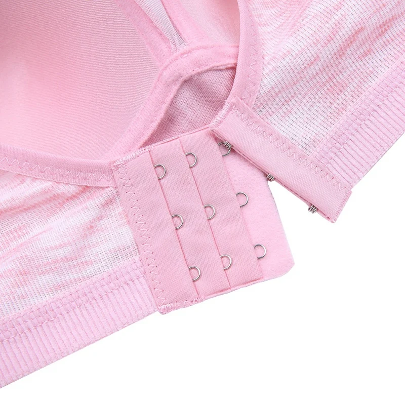 

Women Widened Shoulder Strap Bra Ladies Gathered Bras Ladies Thin Section Simple Pattern Bra